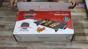 Bếp nướng điện Sunhose SHD4607 hàng công ty công xuất 1500W Bếp Nướng điện Không Khói bếp nướng Sunhose chảo nướng điện không khói chảo nướng đa năng với chức năng thiết kế rễ dàng sử dụng tiếp kiệm điện năng