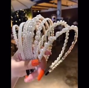 Bando Premium Mutiara Korea: Aksesoris Rambut Cantik Untuk Anak & Dewasa