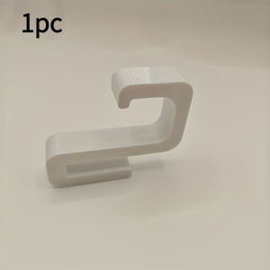 2pcs 3D Heavy-duty Shower Hooksuitable for 8mm Glass Doors - No Drilling Requiredplastic Hook - Bathroom Storage Toweltowel