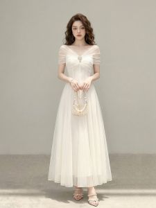 Elegant French Style Chiffon Dress