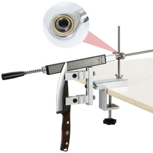 S06 New Design Professional Fixed Angle Apex Knife Sharpener Kitchen Knife tools Knife Sharpening System with diamond stones Set