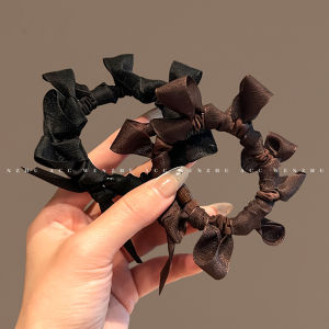 ยางรัดผมรูปผีเสื้อแบบยืดหยุ่นสูงสำหรับผู้หญิง ยางรัดผมรูปหางม้า รุ่นใหม่ปี 2025 รัดผมทรงกลม รัดผมแบบลำลอง