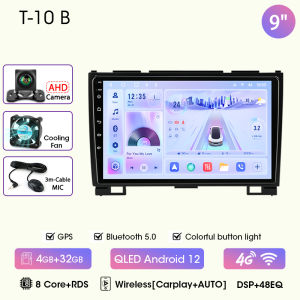 JMCQ 9" Android 12 DSP Car Radio Multimedia Video Player For Haval Hover Great Wall H3 H5 2011 - 2016 Navigation GPS CarPlay  4G