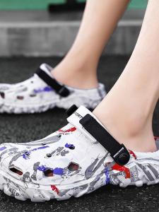 Mens Summer Thick Bottom Anti-Slip Quick Dry Breathable Wading Shoes River Trekking Shoes Fishing Beach Shoes Durable EVA Material