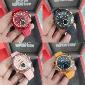 Jam Tangan Wanita Expedition E 6831 EXP 6831 E6831 Original Garansi Resmi 1 Tahun - Rubber