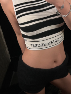 HUOLISI | Tight Knitted High-Low Waist Shorts