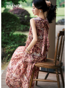 Breathable Linen Sleeveless Dress Women