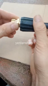 Kép 22mm khớp nối 2 đầu dây máy rửa xe