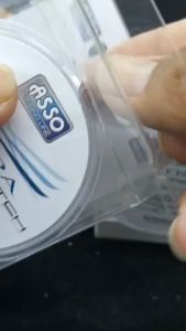 อุปกรณ์ตกปลา ASSO สายเอ็นม้วนเล็ก - รุ่น ULTRA LOW STRETCH (สีใส) เอ็นตกปลา งาน UL-สปิ๋ว