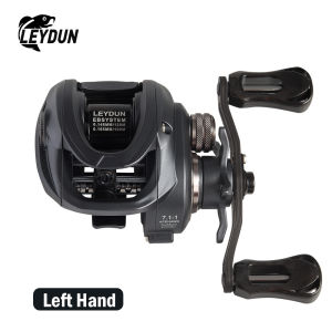 LEYDUN REMUS Electronic Brake System Baitcasting Fishing Reels 139g 7.1:1 Gear Ratio 4kg Ultra-light Carbon Material Tackle Reel