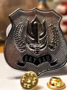 Atribut SATPAM SECURITY Pin Kewenangan Lencana Perlngkapan Anti Karat Material Premium Quality