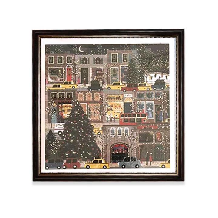 Christmas Holiday Winter Light Galison Puzzle Picture Frame Square ...