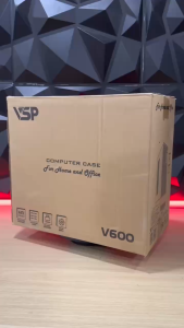 Thùng máy Case văn phòng VSP V600 | Kèm sẵn 1 fan 90mm thép 0.8mm