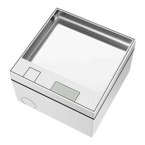 TERIUX | Invisible Flat Ultra-thin Stainless Steel Floor Outlet 5-Hole