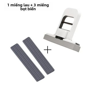 UNTIOR Cầm Tay Bóp Cây Lau Nhà Thân Thiện Với Môi Trường Kép Ướt & Khô Mini Dụng Cụ Vệ Sinh Có Khả Năng Thấm Hút Mạnh Tay Xốp Cho Nhà Bếp Gia Đình