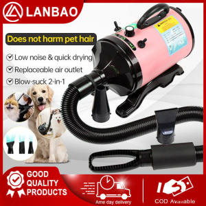 Pet Hair Dryer Fast Drying Hair Dryer 6500W Dog Cat Grooming Hair Dryer Pet Hair Dryer Low Noise With Nozzle