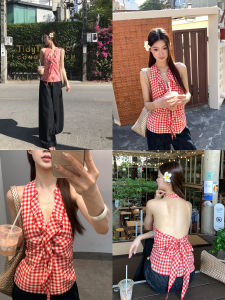 Spaghetti Strap Halter Top Women