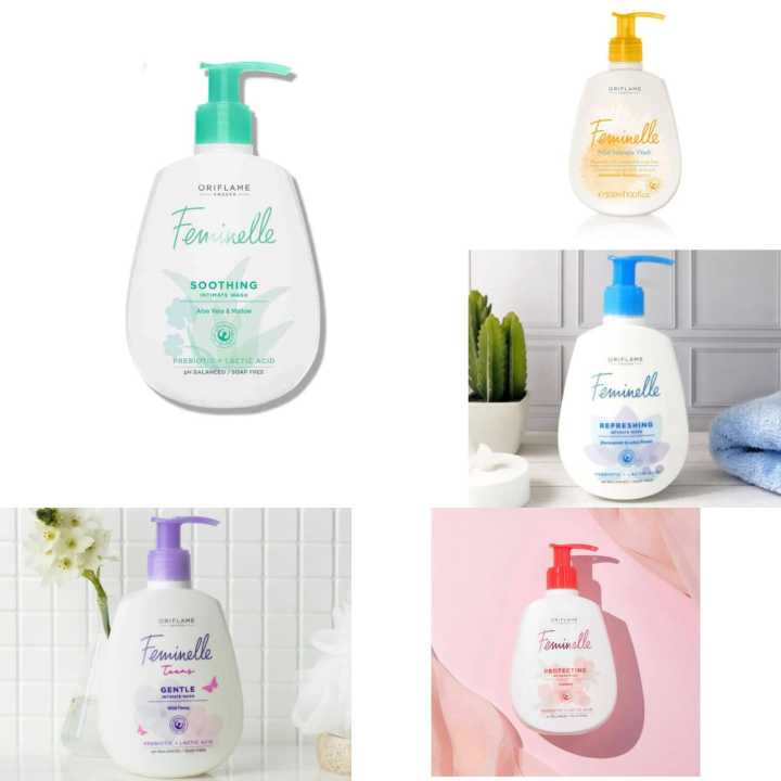 Best Seller Feminelle Blackcurrant/Feminelle Aloe Vera/Teens Gentle/Feminelle Protecting Intimate Wash Cranberry