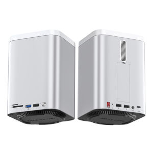 ORICO Mini Tower Massive Capacity Perfect Match for M4 Upgrade to 56TB Hot and Cold Data Partitioning More Expansions with HDD M.2 SSD TF SD with Raid