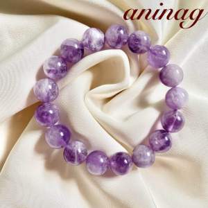 Milky Amethyst Bracelet (Real Authentic Genuine Crystal) by Aninag Crystals