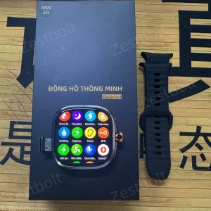 Đồng Hồ Thông Minh M99 5G Màn Hình AMOLED 2.4 Inch Camera Xoay 900W WiFi GPS La Bàn NFC Bluetooth Dành Cho Nam Và Nữ