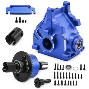42T Diff & Gearbox Case with 15T Main Gear for ARRMA 1/7 Mojave Infraction Limitless 1/8 Kraton Notorious Outcast Typhon 6S BLX