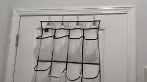 24 Grid Rak Organizer Sepatu Gantung Tahan Air Shoes Rack Storage Organizer Rak Sepatu Gantung Dinding