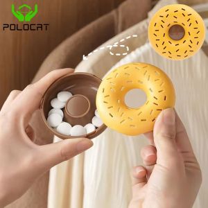 Polocat Multi Functional Doughnut Storage Box Wall Mounted Mold Repellent Insect-Proof Box Plastic Self-adhesive
