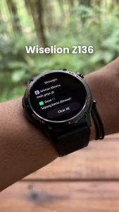 WISELION Smartwatch Z136 Feel Your Rhythm - Terbaik 2024 dengan Fitur Kesehatan Tahan Air dan Olahraga