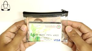 กระเป๋าใส ใส่เหรียญ มินิ พร้อมส่งจาก กทม