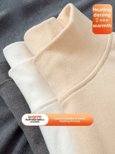 Jeanswest Mens Thermal Long Sleeve Half High Collar Sweater Dervo Style Autumn Winter Casual Top Quality Polyester Fiber