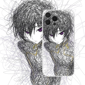 Rebellious Rurik Line Art Phone Case Compatible with  14 Pro/16 Huawei P70 Honor 200 Xiaomi 15 pro Vivo OPPO Redmi Note13