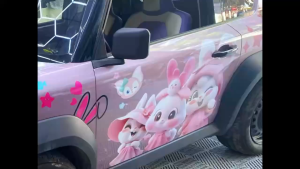 [TẶNG GẠT DÁN] Tem dán xe VF3 - Ds Decal - Decal Sticker dán xe - Tem dán 2 bên chống nước bền màu - mẫu 12