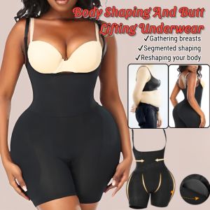 Seamless Bodysuit Butt Lifter Shapewear Breathable Comfortable Nonslip Underwear Plus Size