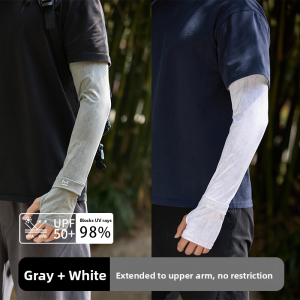 MiiOW | Mens Sun Protection Sleeve Covers Lightweight Outdoor Cycling Fishing Ice Sleeve Sunshade Arm Protector MiiOW Catman Brand