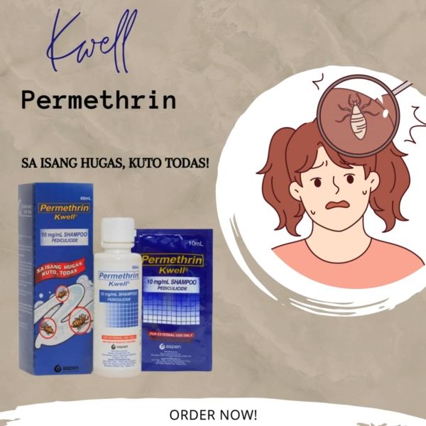 Kwell Shampoo (Pediculicide) Anti Lice 10ML / 30ML / 60ML