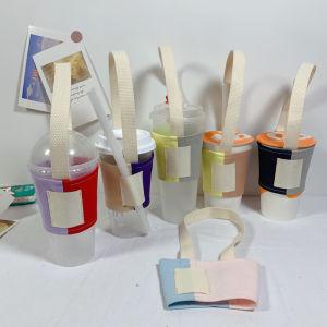 Túi Đựng Đồ Uống Màu Tương Phản Túi Đựng Trà Sữa Thân Thiện Với Môi Trường Túi Đựng Đồ Uống Túi Đựng Đồ Uống Cầm Tay