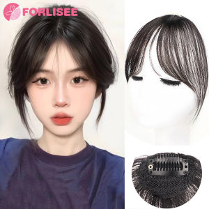 FORLISEE Tổng Hợp Trán Ins Tóc Giả Viền Pháp Nổ Bộ Nữ Vô Hình Tóc Giả Kẹp Trong Phần Giữa Bằng Màu Nguyên Chất