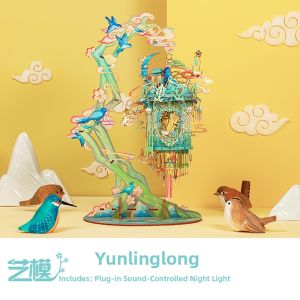 ART MOOEL | 3D Metal Puzzle DIY Handmade Toy Gift USB Night Light