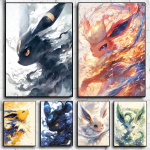 Oil Painting By Number Handsome cute grown-up Pikachu Home Decoration Bedroom Decor Gift Improve beauty sense Frameelss