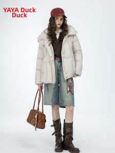 YAYA | Short Quilted Down Jacket Warm