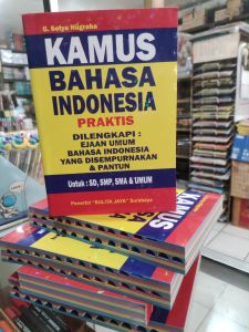 Kamus Bahasa Indonesia Praktis ukuran besar A5. dilengkapi dengan EYD dan Pantun