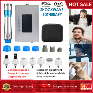 ⚡️Local Warehouse+COD⚡Updated ShockWave Therapy Machine Professional Muscle Pain Relief Ma-ssager For Therapy Pain Relief Massage Body-Shaping And ED Treatment
