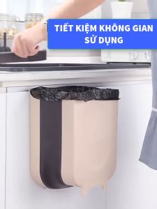 Thùng rác treo tủ bếp thùng rác gấp gọn thông minh