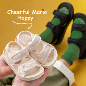 Childrens Outdoor Breathable Soft Bottom Anti-slip Sandals Summer Themed Cartoon Cute Slip-resistant Clogs Korean Style