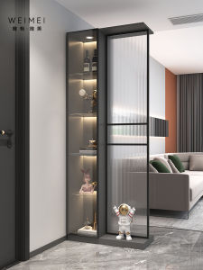Weimei | Luxury Entryway Shoe Cabinet Screen Partition Modern Glass Bar Cabinet