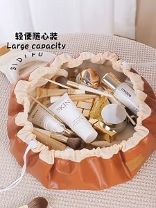 Elegant stylish makeup bag toiletries bag large capacity waterproof portable bag for travel/shopping 高贵潮流防水化妆包旅行包逛街