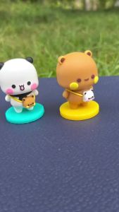 Yier Bubu Dudu Panda Bear Doll Cartoon Anime Souvenir Kawaii Small Gift Miniatures Animal Toy Home Decoration Birthday Gift