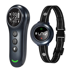 2 In 1 Remote Dog Training Collar Auto Anti Bark Shock Collar Smart Anti Barking Automatic Bark Stop Collar IP67 Waterproof