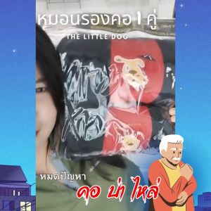 มาสร้างคอนโดย Big Pillow หมอนหนุนคอ 2 ชิ้น ผ้า Poly Velour คุณภาพ ลายการ์ตูน น่ารัก มาดูมาก สำหรับเครื่องด้านใต้หน้า หมอนหนุนคอ ผ้าเครื่องด้านเท่าไหร่ด้วย